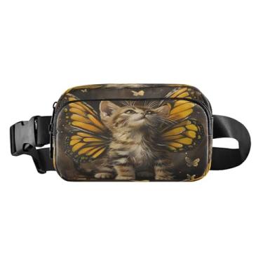 Imagem de CEBUGI Pochetes de caminhada para homens e mulheres, pochetes modernas e resistentes à água com cinto ajustável para treino, viagem, corrida