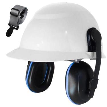 Imagem de Capacete De Segurança Camper C/ Protetor Auricular Acoplável, Branco