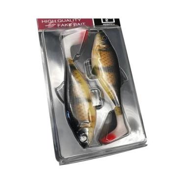 Imagem de Kit De Pesca Com Isca Artificial Macia De 14cm, 2 Peças Para Pesca De 