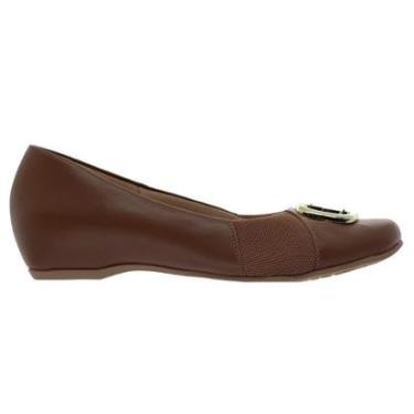 Imagem de Sapatilha Feminina Usaflex N2244007 Camel-Feminino