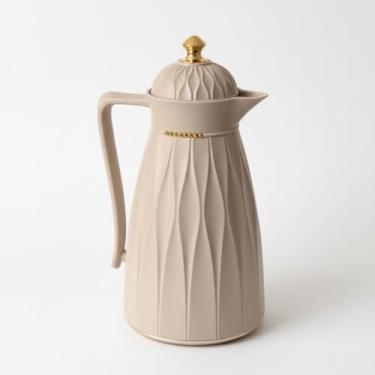 Imagem de Garrafa Térmica 1Litro Café Chá Mesa Posta Escritório Botão Click Imperio