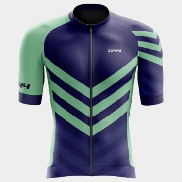 Imagem de Camisa de Ciclismo Masculina Apex Premium TR4 Manga Curta Proteção Uv 