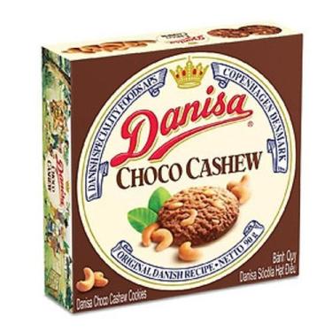 Imagem de Biscoito Amanteigado com Chocolate e Castanha de Caju Danisa 90g