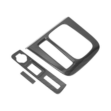 Imagem de TUCKBOLD Capa de acabamento do painel de mudança de marchas de controle central para Honda CR-V 2023-2025 Adesivo de painel de controle de mudança de marchas anti-arranhões em fibra de carbono preto