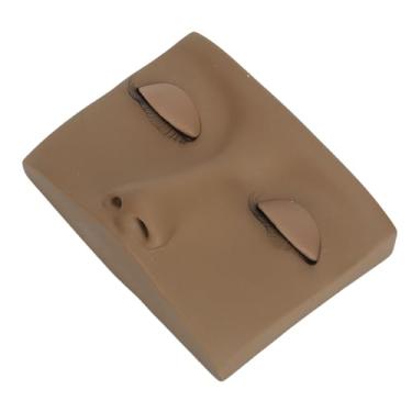 Imagem de Cryfokt Prática Realista de Cabeça de Manequim de Cílios Com 3 Pares de Cílios Removíveis para Treinamento de Maquiagem para Uso Iniciante (#3)