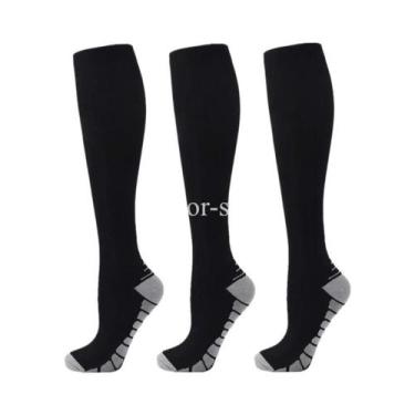 Imagem de Meias De Compressão Para Homens E Mulheres, 3 Pares, Para Varizes, Cam