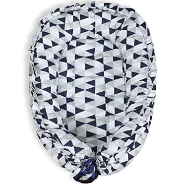 Imagem de Ninho Redutor de Berço para Bebê - Losango Marinho