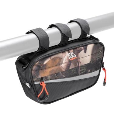 Imagem de KEMIMOTO Bolsa de armazenamento UTV com alça universal 1680D, dimensões 28 x 12,7 cm, acessórios lado a lado, compatível com UTV, ATV, carrinho de golfe, bicicleta, veículo off-road (camuflagem)