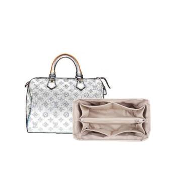 Imagem de Bolsa organizadora adequada para armazenamento de nylon Lv Speedy, bolsa organizadora de bolsa, bolsa de armazenamento e forro de carteira, Bege B, Foe Lv speedy 25