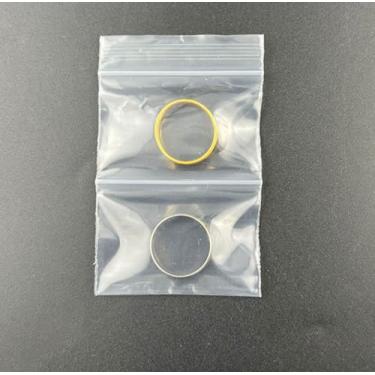 Imagem de YDJIANCAI Sacos plásticos pequenos de 100 peças para joias, sacos de poliéster transparente resseláveis, bolso com zíper de camada dupla de 3,14 mil para pequenas empresas, armazenamento, presentes