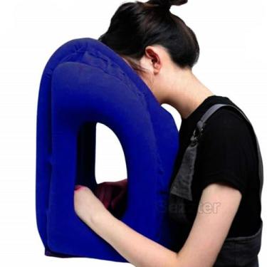 Imagem de Almofada Travesseiro Avião Ônibus proteção pescoço para viagens