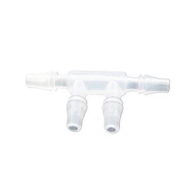 Imagem de ONECMN 1 junta lateral quadridirecional de plástico pagode junta de mangueira de borracha quadridirecional um tipo multivias 2,4/3,9/4,8/5,6/6,4/7,9 mm (quatro 2,4 mm)