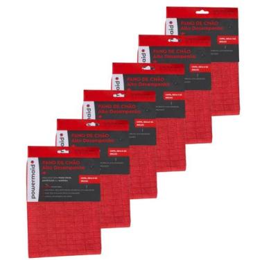 Imagem de Kit 6 Panos De Chão Microfibra Alto Desempenho 70 X 50cm Camesa