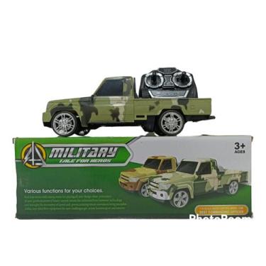 Imagem de Brinquedo Caminhonete Militar Exército Controle Remoto (verde) - FUN G