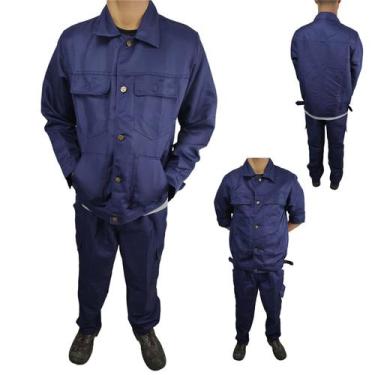 Imagem de Conjunto Uniforme EPI Profissional Obra Segurança do Trabalho Construç