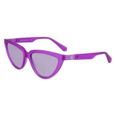 Imagem de Óculos de Sol Calvin Klein Jeans CKJ23658S 540 - Roxo 56-Feminino
