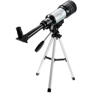 Imagem de AkosOL Telescópio astronômico monocular profissional – telescópio ao ar livre, espaço refrativo, monóculo F30070M, mira de 150 x para viagem com tripé portátil