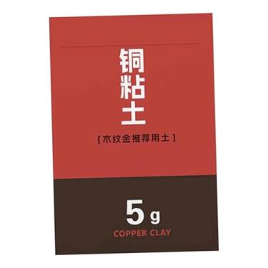 Imagem de Fenteer metálica, de cobre, material para modelagem e confecção de joias artesanais, 5,1 g (0,18 oz), ideal para miçangas, pingentes, pulseiras