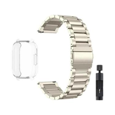 Imagem de Pulseira De Metal Luxuosa Para Redmi Watch 5, Estojo Macio De TPU, Pul