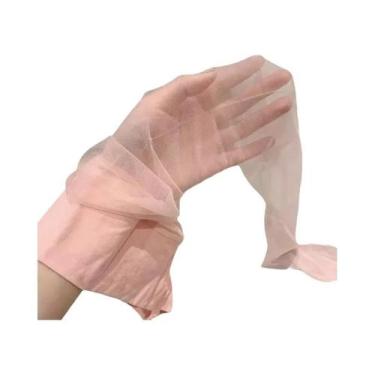 Imagem de Meia-Calça Ultra Fina Sem Costura Para Mulheres, Nylon, Transparente A