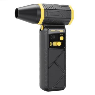 Imagem de Generic Espanador de Ar Elétrico de 130000 RPM, Soprador de pó Portátil Com Luz LED e Ajuste de Velocidade Contínuo, para Limpeza de Casa de Carro de Teclado de Computador (YELLOW)