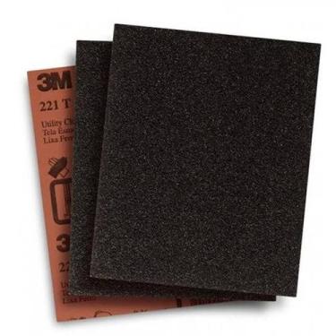 Imagem de Kit com 50 lixa ferro 220 - 3m - 3 M, Sem Variação