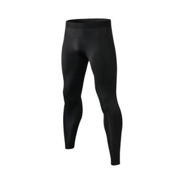 Imagem de Calças De Compressão Para Corrida Masculinas De Secagem Rápida, Leggin