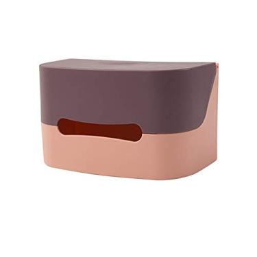 Imagem de Dispenser de Papel Toalha Parede com Grande Espaço Armazenamento Saída Design Instalação Fácil - ABS para Cozinha Residencial Escritório Banheiro Hotel Restaurante