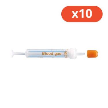 Imagem de Kit seringa monovette li-help 1ml p/gaso 10un - CONSUMO