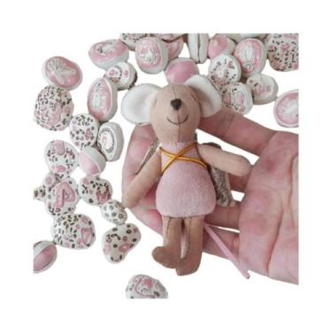 Imagem de Brinquedo De Pelúcia Para Bebê Menina, Coelho, Urso E Rato Adoráveis, 