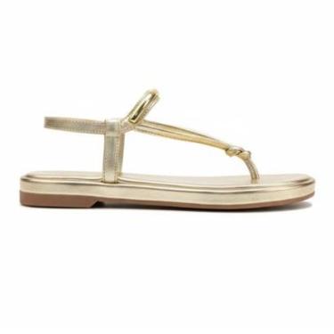 Imagem de Sandália Rasteira Santinelli Feminina Tira Fina Leveza e Elegância no Dia a Dia-Feminino