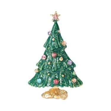 Imagem de Broche De Pérola Com Estrela De Strass Para Mulheres, Acessórios De Jo