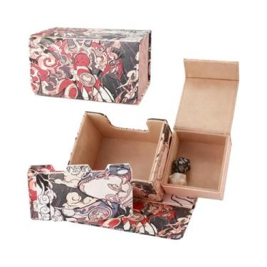 Imagem de Caixa De Armazenamento Para 100 Cartas Com Dupla Capa Para MTG TCG YGO