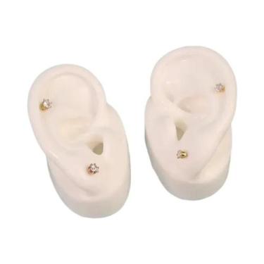 Imagem de Suporte De Silicone Macio Para Exibição De Brincos E Joias - Modelo De