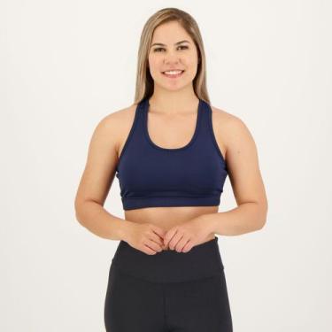 Imagem de Top Selene Básico com Bojo Removível Feminino Marinho, GG