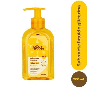 Imagem de Sabonete Líquido Glicerina João e Maria Bebê Cimed 200ml