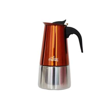 Imagem de Cafeteira Espresso Moka Indução Inox 300 ml Any Morning, Cobre