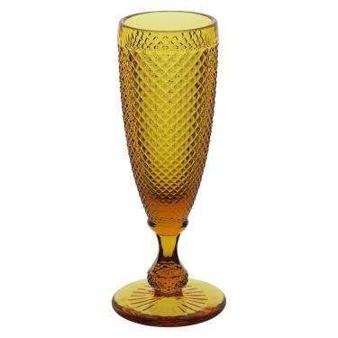 Imagem de Taça Champanhe 18X7X7 cm 150ml Vidro Âmbar 6 Peças Imperial