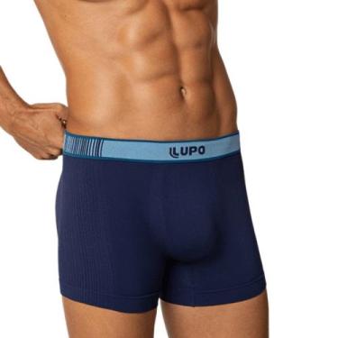 Imagem de Cueca Lupo Boxer Microfibra Sem Costura 766-024, Marinho indigo, M
