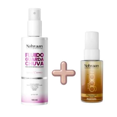Imagem de Kit Nohraan Fluido Guarda-Chuva 160Ml + Oleo Elixir - Nohraan Cham S