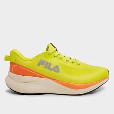 Imagem de Tênis Fila Striker Masculino, Verde limão, Laranja, 40
