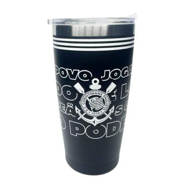 Imagem de Copo Térmico Inox com Tampa do Corinthians 550ml-Masculino