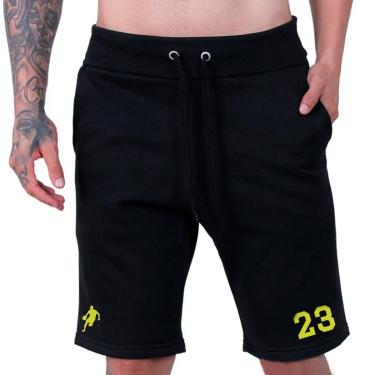 Imagem de Bermuda Moletom Esportiva Shorts Masculino Academia Futebol Basquete Cor:;Tamanho:P;Gênero:Masculino-Masculino