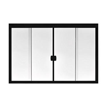 Imagem de Kit Perfil Alumínio Engenharia Janela 8mm 1,50mx1,20m Sem Vidro - 3M, 