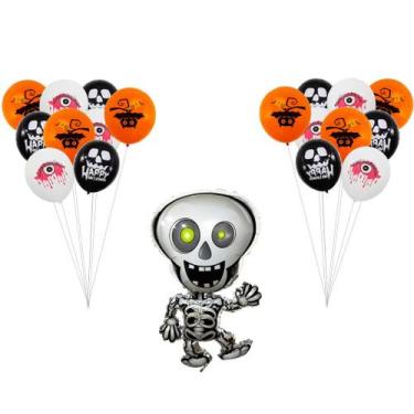 Imagem de Kit de balões para decoração de festa de Halloween, 30 unidades - yiwe