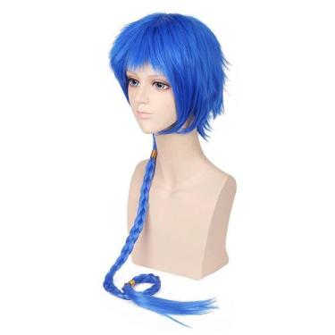 Imagem de Peruca de cosplay Magis Aladdins, fantasia de anime, 120 cm, sintética