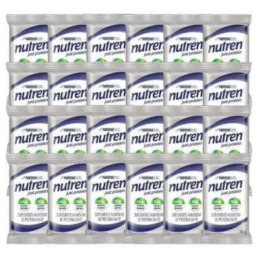 Imagem de Nutren Just Protein whey isolado Sachê 15g Kit com 24 unidades - Nestl
