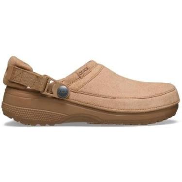 Imagem de Sandália Crocs Classic Crafted Vegan Suede Clog Milk Chocolate-Unissex