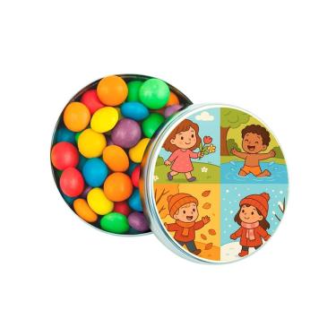 Imagem de Latinha Lembrancinha Personalizada Estações do Ano