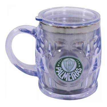 Imagem de Caneca Térmica Com Tampa Transparente 500ml Palmeiras-Unissex